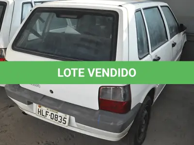 LOTE 005 - FIAT UNO MILLE ECONOMY - ANO 2009 2010 - PLACA HLF-0835