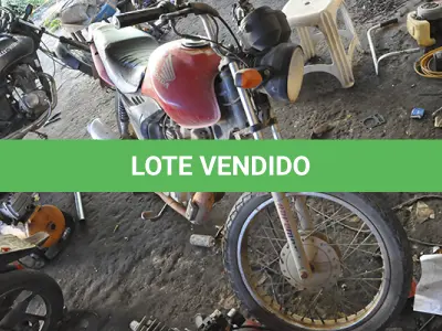 LOTE 003 - HONDA CG 125 FAN KS - ANO 2013 2013 - PLACA OQK-8245