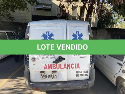 LOTE 009 - FIAT DOBLO CA UNIVIDAS A - ANO 2012 2013 - PLACA OPD-8940