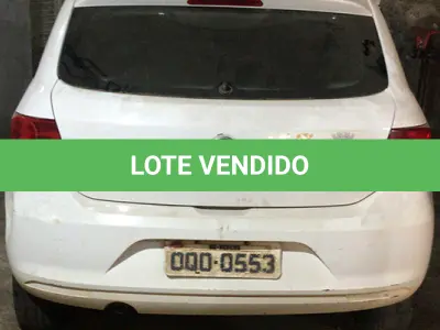 LOTE 008 - VW NOVO GOL 1.0 - ANO 2013 2014 - PLACA OQO-0553