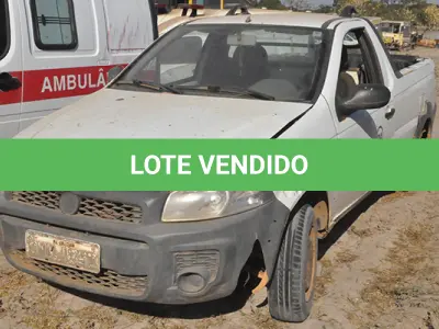 LOTE 013 - FIAT STRADA WIRKING - ANO 2014 2014 - PLACA OWV-1392