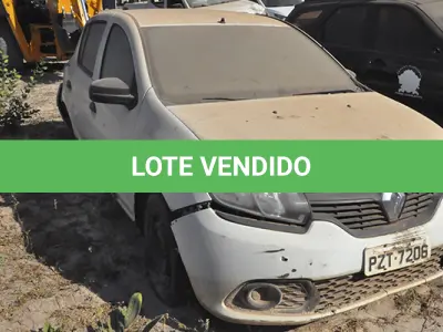 LOTE 011 - RENAULT SANDERO AUTH 10 - ANO 2017 2018 - PLACA PZT-7206