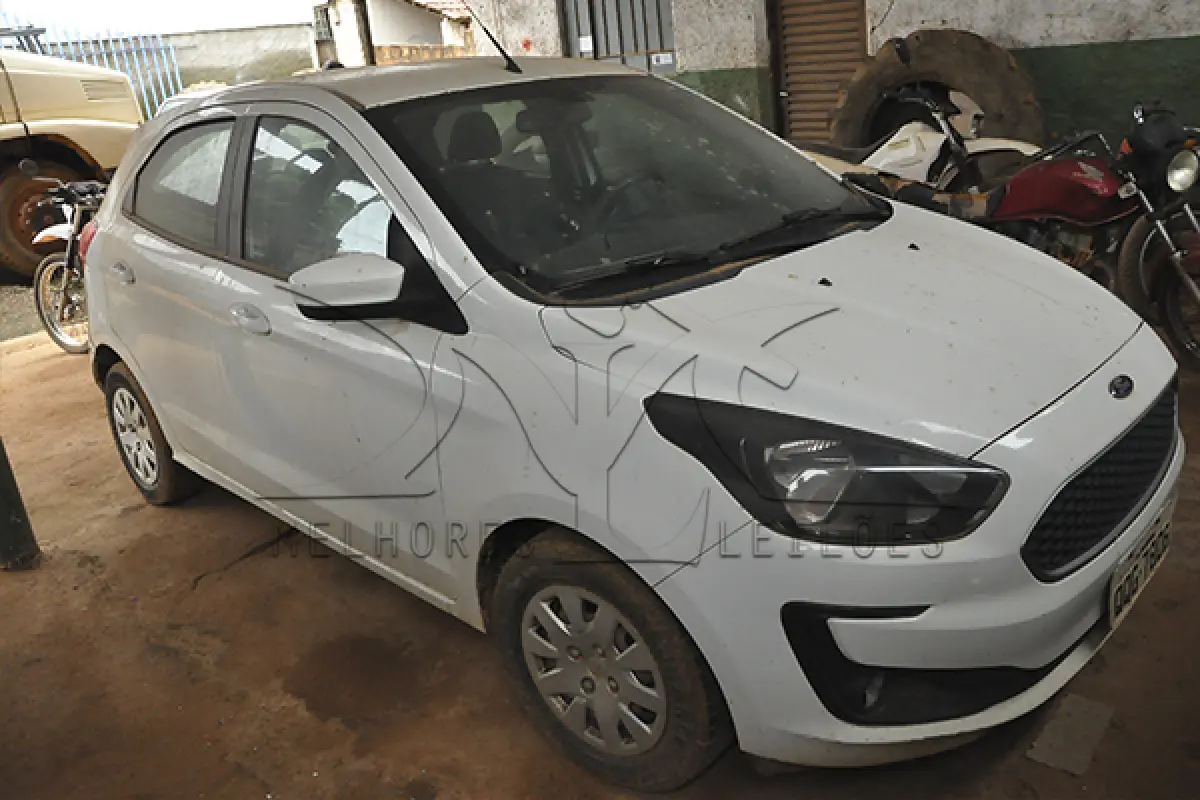 LOTE 009 - FORD KA SE 1.0 HA C - PLACA QQG-7806 - ANO 2019 2019 - COR BRANCA
