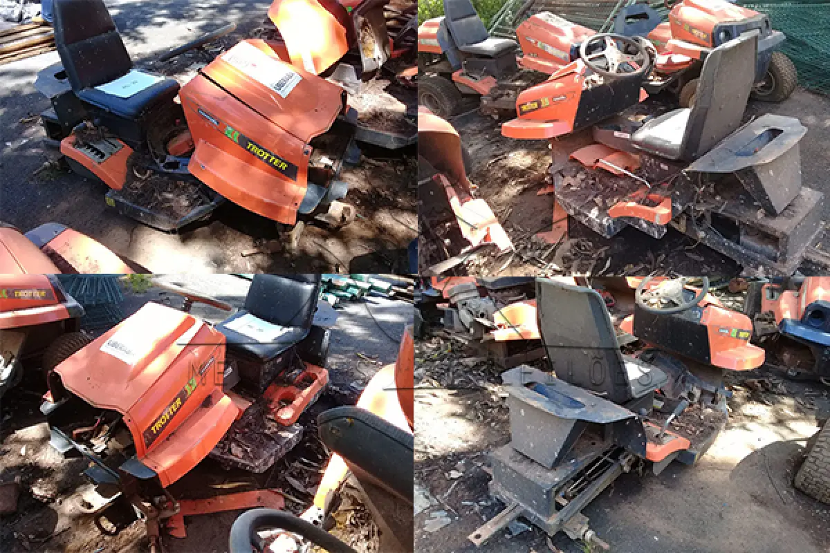 LOTE 055 - SUCATA - MICRO TRATOR ROCADEIRA - Tramontina