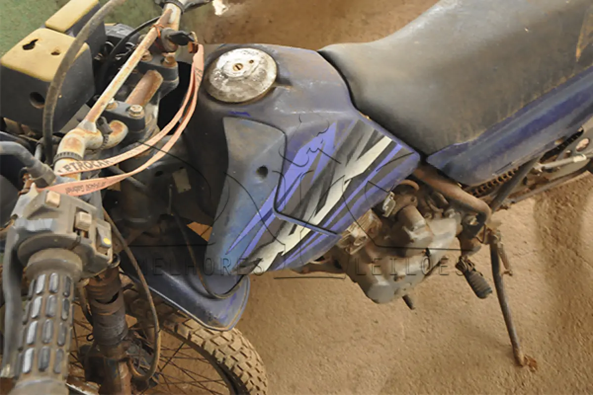 LOTE 014 - HONDA XLR 125 ES - PLACA GWG-4164 - ANO 2002 2002 - COR AZUL