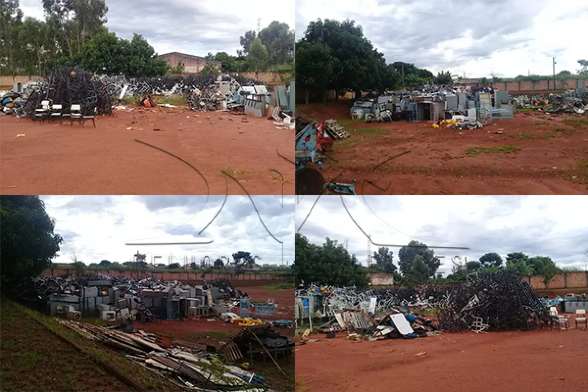 LOTE 053 - SUCATA - MAQUINAS - TRATOR - MONTANDE DE FERRO DERIVADO MATERIAIS E OBRAS  - ESCOLAR  - ETC.