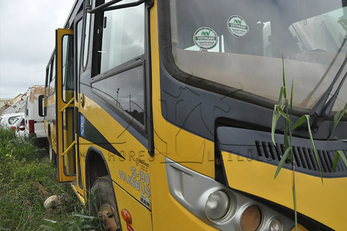 LOTE 003 - VW 15.190 EOD ESCOLAR HD - PLACA NXX-1624 - ANO 2012 2013 - COR AMARELA