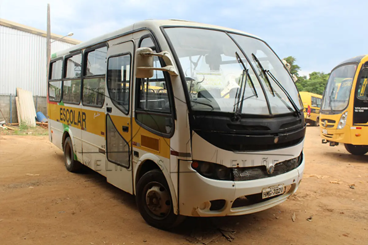 LOTE 006 - ONIBUS MBINDUSCAR PICCOLO - PLACA HMG-7021 - ANO - 2005-2005