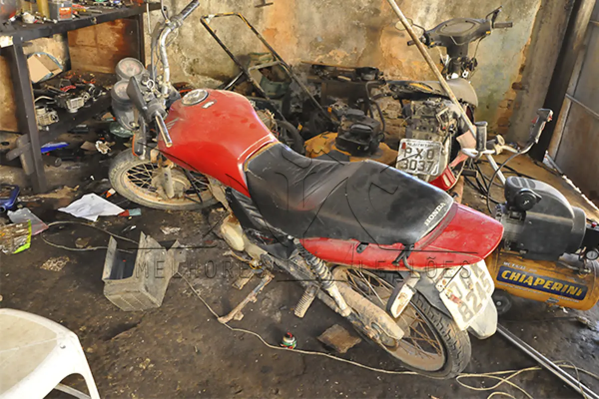 LOTE 003 - HONDA CG 125 FAN KS - ANO 2013 2013 - PLACA OQK-8245