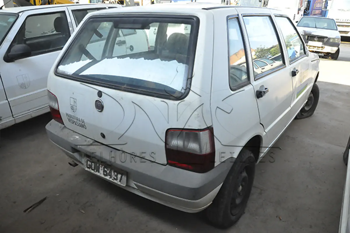 LOTE 008 - FIAT UNO MILLE ECONOMY - ANO 2012 2013 - PLACA GOW-6437