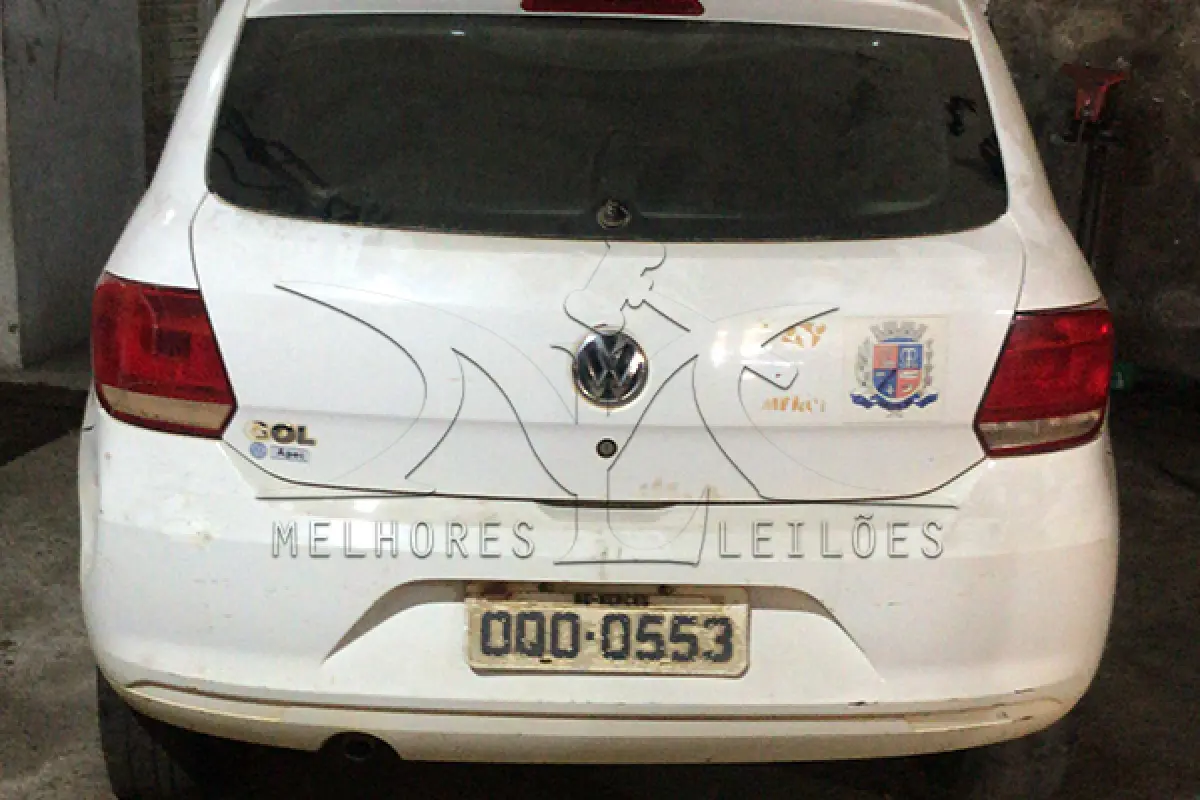 LOTE 008 - VW NOVO GOL 1.0 - ANO 2013 2014 - PLACA OQO-0553