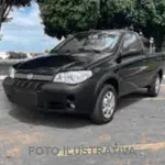 Fiat Strada Fire Flex 2010 Preto Regular