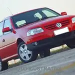VW Gol 1.0 2008 Vermelha Conservado