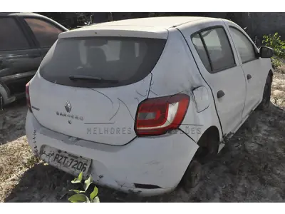 LOTE 011 - RENAULT SANDERO AUTH 10 - ANO 2017 2018 - PLACA PZT-7206