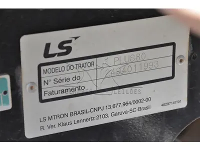 LOTE 041 - TRACTOR PLUS 80 - ANO 2023