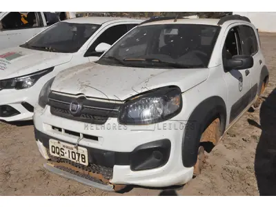 LOTE 017 - FIAT UNO WAY 1.0 E - ANO 2018 2019 - PLACA QQS-1078