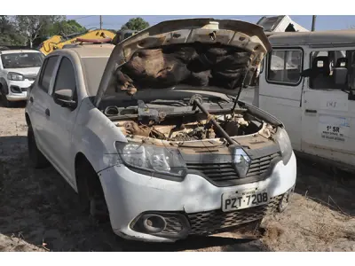 LOTE 010 - RENAULT SANDERO AUTH 10 - ANO 2017 2018 - PLACA PZT-7208