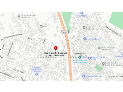 LOTE 001 - Um lote, Bocaiuva/MG Rua "D", Bairro Alto do Zumbi, com área  de 360 m², avaliado em R$ 250,00/m² (duzentos e cinquenta reais por metro quadrado