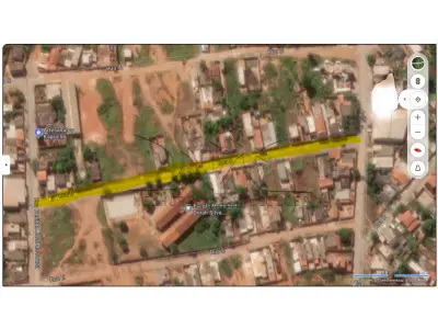 LOTE 001 - Um lote, Bocaiuva/MG Rua "D", Bairro Alto do Zumbi, com área  de 360 m², avaliado em R$ 250,00/m² (duzentos e cinquenta reais por metro quadrado