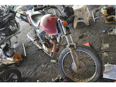 LOTE 003 - HONDA CG 125 FAN KS - ANO 2013 2013 - PLACA OQK-8245