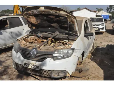 LOTE 010 - RENAULT SANDERO AUTH 10 - ANO 2017 2018 - PLACA PZT-7208
