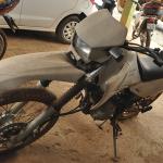 LOTE 012 - YAMAHA XTZ 125K - PLACA HMG-9542 - ANO 2007 2008 - COR BRANCA
