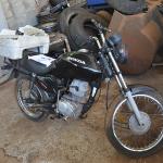 LOTE 004 - Honda CG 125 FAN - 2006 2007 - Preta - HDX-1426