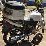 LOTE 003 - Honda CG 150 JOB - 2006 2007 - Branca - HDX-1643