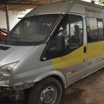 LOTE 006 - I FORD TRANSIT 350 BUS - PLACA HLF-3213 - ANO 2010 2010 - COR PRATA