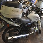 LOTE 007 - Honda CG 150 JOB - 2006 2007 - Branca - HDX-1642