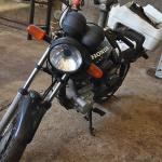 LOTE 004 - Honda CG 125 FAN - 2006 2007 - Preta - HDX-1426