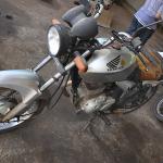 LOTE 015 - Honda CG 150 TITAN ES - 2006 2007 - Prata - HDZ-6923