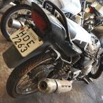 LOTE 026 - Yamaha YBR 125E - 2005 2005 - Preta - 	HDE-7263