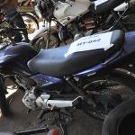 LOTE 021 - Honda CG 125 TITAN ES - 2003 2003 - Azul	- GZL-8873
