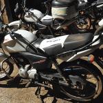 LOTE 001 - Honda CG 150 JOB - 2006 2007 - Branca - HDX-1654