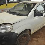 LOTE 010 - FIAT UNO VIVAVE 1.0 - PLACA HNH-1647 - ANO 2011 2012 - COR BRANCA