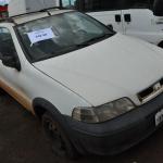 LOTE 038 - FIAT PICK-UP Strada Fire  - 2006 2007 - Branca - HMN-5110