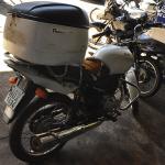 LOTE 002 - Honda CG 150 JOB - 2006 2007 - Branca  - HDX-1634