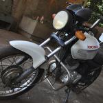 LOTE 016 - Honda CG 150 JOB - 2006 2007	- Branca - HDX-1638