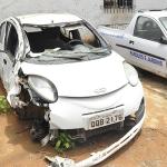 LOTE 045 - SUCATAS 4 VEICULOS - FIAT PÁLIO - FIAT FIORINO - CHERY QQ - TOYOTA ETIOS - Arrematante com certidão de DETRAN