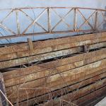 LOTE 017 - SUCATA - TRAVESSAS METÁLICAS - LIXEIRAS METÁLICAS